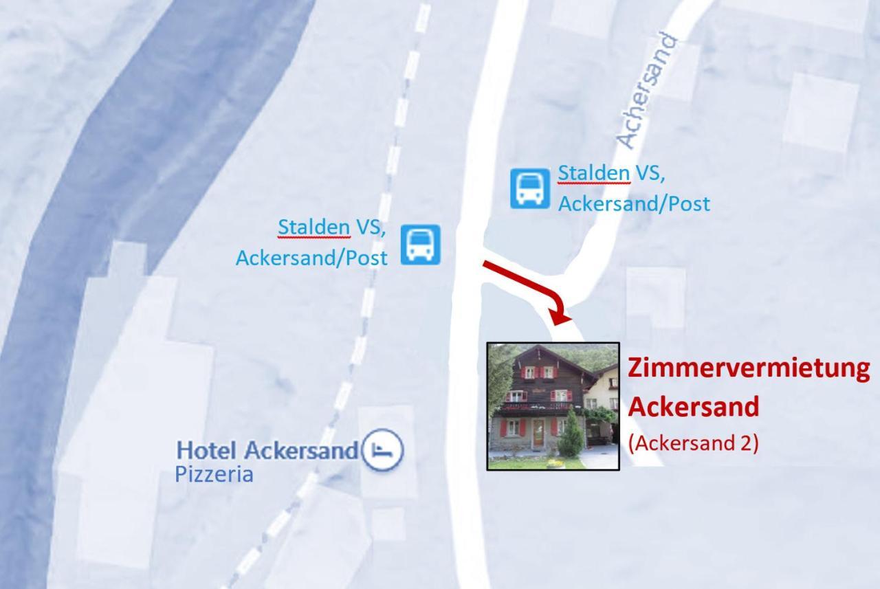 Zimmervermietung Ackersand Stalden Extérieur photo